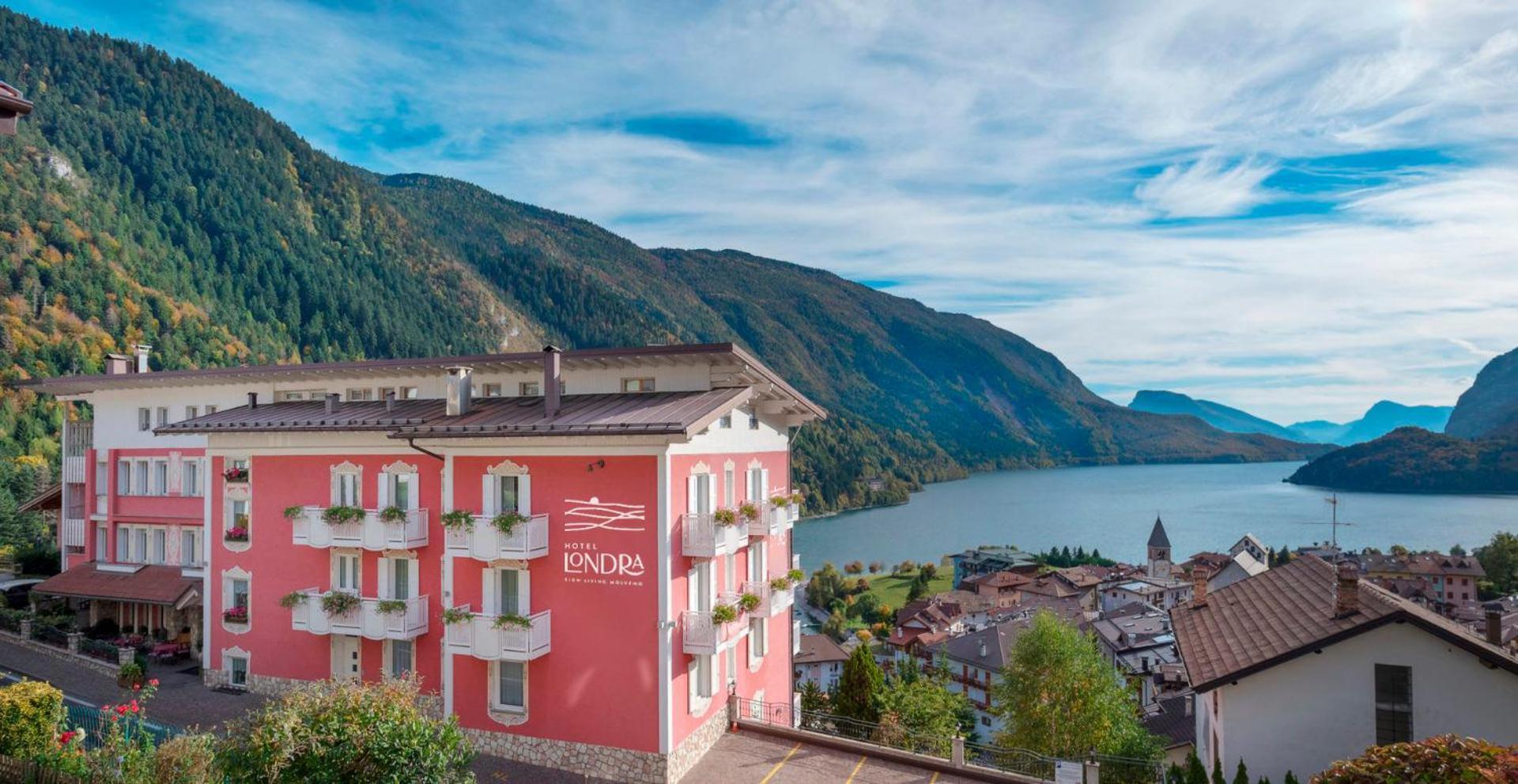 Hotel Londra Slow Living Molveno Dış mekan fotoğraf